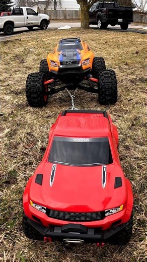 RC Truck Pulls The Traxxas Xmaxx #subscribe #rccars #fun