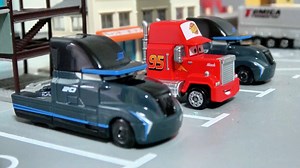 Disney Cars 3 , Mack Truck and Friends For Kids 🚗💨 Who Will Win? Witness the most intense high-speed action as Jackson Storm tries to overtake the legendary Champion #95 on this dangerous mega ramp loop! Get ready for epic crashes, insane drifting stunts, and a shocking photo-finish ending that you have to see to believe. This is the ultimate test of speed and skill! #DisneyCars3 #BattleTrack #LightningMcQueen #JacksonStorm #RaceTrack #ToyCars #Playset #KidsToys #DisneyPixar #CarRace #ToysForB