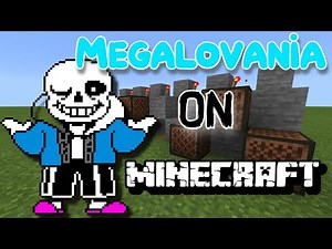 ♫ Undertale - Megalovania ♫ Song Recreated On Minecraft Note Blocks! (MAP IN DESCRIPTION!)