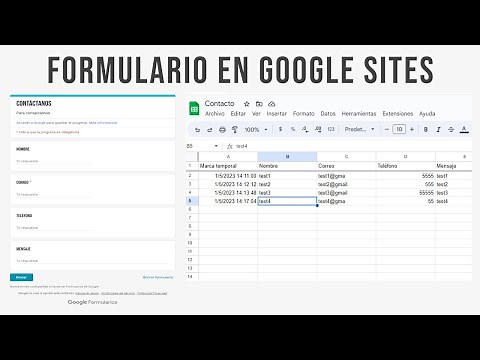 como CREAR un FORMULARIO de CONTACTO en GOOGLE SITES (2023) 🚀
