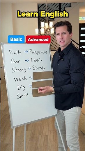Basic English Words vs Advanced Alternatives | Vocabulary Masterclass
