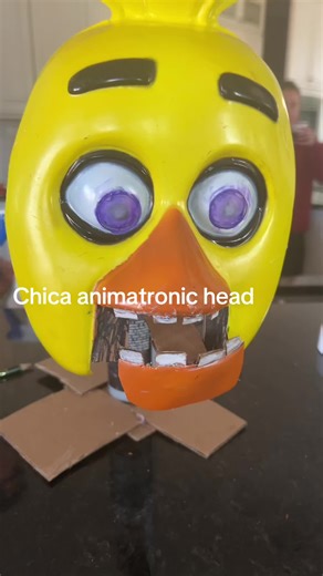 Chica Animatronic Head from Five Nights at Freddy's