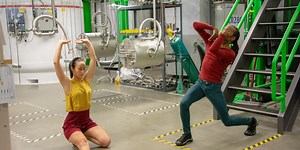 Rare performance combines dance and physics