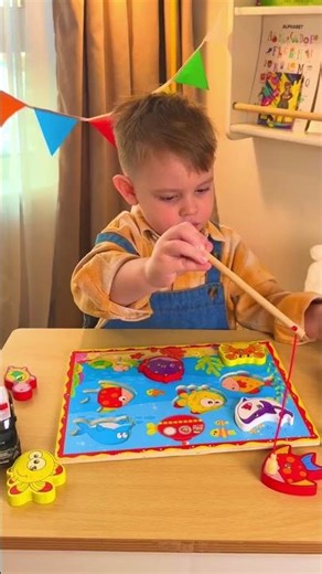 Catch the Colorful Fun! 🎣 Dive into Magnetic Fishing Adventures #KidsPlay
