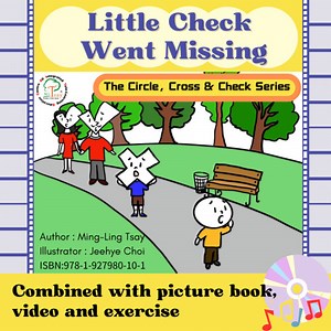 Little Check went missing story picture book, animation & exercise