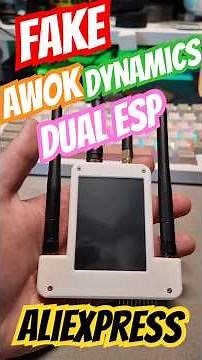 Awok Dual ESP Clone #esp32 #flipperzero #awokdynamics #aliexpress