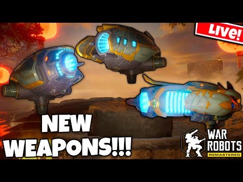 LIVE Testing New HIPPO KROKO & LIODARI Weapons | War Robots 11.7 Gameplay Review