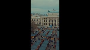 Austria's Artistic Capital: Vienna's Aerial Panorama.