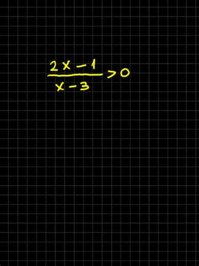 Disequazioni fratte - esercizio svolto #matematica