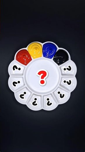 🎨 13 color mixing formula from only 4 primary colors #primarycolor #shrots #colormixing