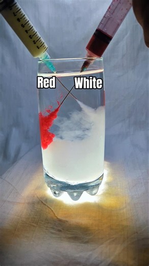 Red + White = Perfect Sakura Pink Japan Aesthetic ✨ #ColorMixing #Shorts