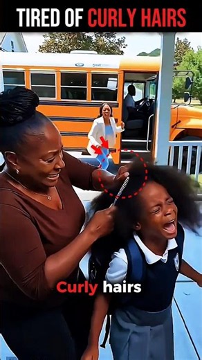 From Curly to Straight Hair In Minutes