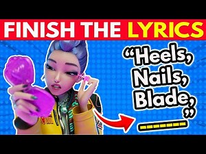 FINISH THE LYRICS 🎶 Guess Kpop Demon Hunters Movie Character 2025 by Song ~ Jinu, Rumi, Baby Saja