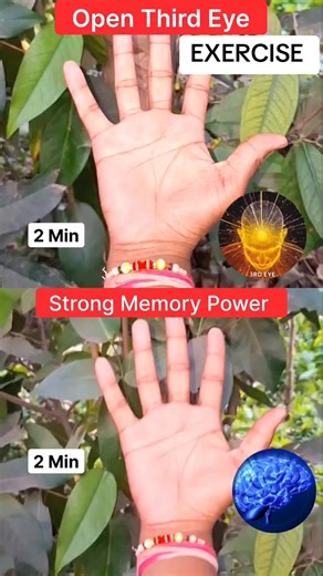 # MUST DO EXERCISE OPEN Third Eye 2 Min Strong Memory Power 2 Min #HealthyLife #viralvideo #viraltiktok #foryoupage @tiktok creators