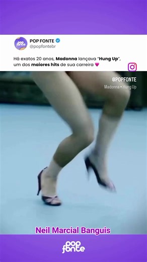 Madonna - "Hung Up" 🥀❤️💃 (2005) Exactly 20 years ago, "Madonna" released "Hung Up", one of the biggest hits of her career. A timeless anthem that still makes everyone dance to this day.. "Hung Up" is a song by American singer and songwriter "Madonna" from her tenth studio album "Confessions On The Dance Floor" (2005). Initially used in a number of television advertisements and serials, the song was released as the album's lead single on October 17, 2005. Written and produced by "Madonna" in co