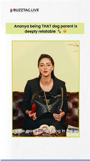Buzztag.Live | Lifestyle & Entertainment updates and more on Instagram: "In Vogue India’s “Inside My Bag” segment, Ananya Panday showcases what she holds in her Chanel 25 handbag. Her items range from headphones, lipstick, to a soft scarf. But the most endearing item? A toy belonging to her dog. This small yet tells so much sheds light into Ananya’s bond with her pet and proves that she is a genuine dog mom. Among all the glamour, it’s a moment that many animal lovers understand. Do you agree? .