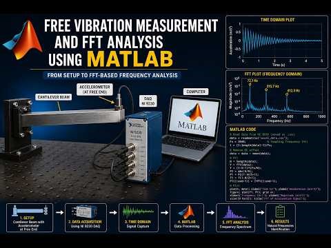 Free Vibration Measurement and FFT Analysis using MATLAB