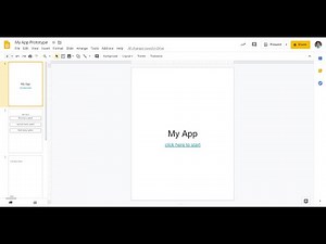 Using Google Slides to Create an App Prototype
