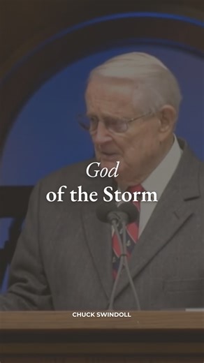 Have you ever noticed how storms in our lives feel less threatening when we remember who commands them? The same God who walks on storm clouds like they're dust under His feet holds every whirlwind in His hands. The storm that feels overwhelming to us is completely under His control—not just the gentle rains, but the fierce tempests too. Whatever storm you're facing today, take heart. The God of the storm isn't just watching from afar—He's right there in the midst of it with you. | Pastor Chuck 