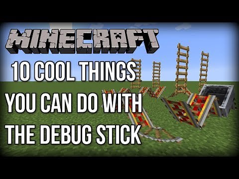 10 Cool Things You Can Do With The Debug Stick (Minecraft 1.13 Snapshot 17w48a)