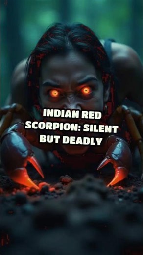 **Shockingly Dangerous: The Indian Red Scorpion Explained!** #shorts, #viralvideo
