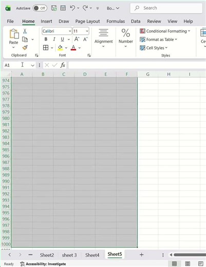Select 1000 Cells in Seconds in Excel ⚡🔥 #Shorts #ExcelTips