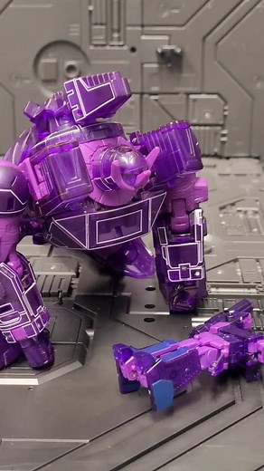 Bot Bender Orinj on Instagram: "Quick Conversion: Dr. Wu's Menace King - Megatron-meets-Unicron version. A translucent purple plastic version of Dr. Wu's Menace King, aka mini G1 Megatron. Same transformation as Menace King and Menace King X-limited. #Transformers #g1transformers #transformersg1 #g1megatron #megatrong1 #thirdpartytransformers #drwu #transformerscollector"