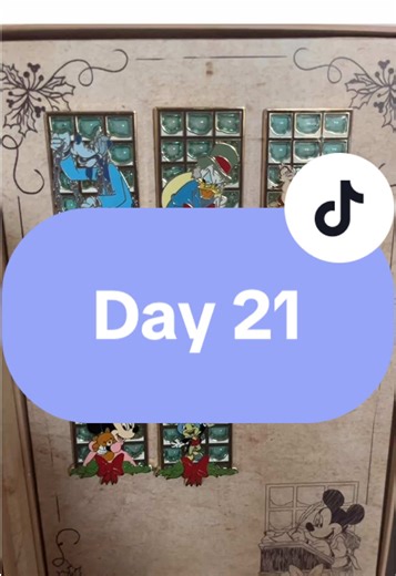 Day 21: Mickey’s Christmas Carol Calendar💜 #adventcalendar #mickeyschristmascarol #enamelpins