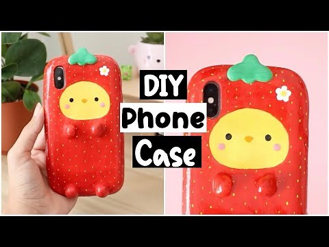 DIY Custom Phone Case From Scratch *cute aesthetic*