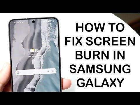 How To FIX Screen Burn In On Samsung Galaxy! (2024)