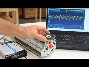 Dynamic balancing with a scope and small speaker