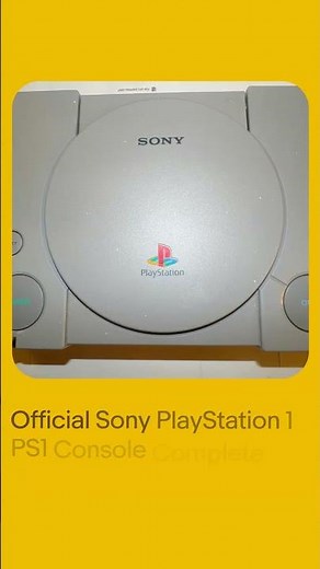 Official Sony PlayStation 1 PS1 Console Complete w Controller! ~ Fast Shipping!