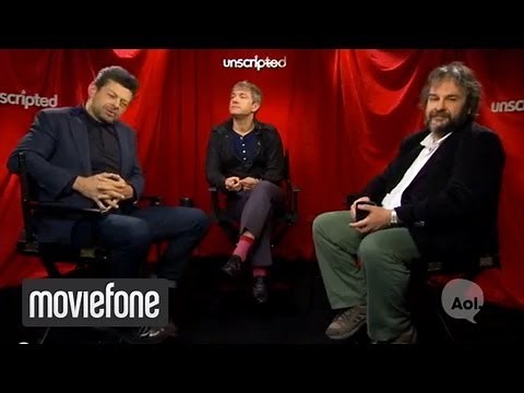 'The Hobbit' | Unscripted | Andy Serkis, Martin Freeman, Peter Jackson