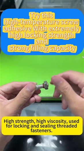 🎥 Why use threadlocker? #adhesivesolutions #siliconesealant #smartmanufacturing