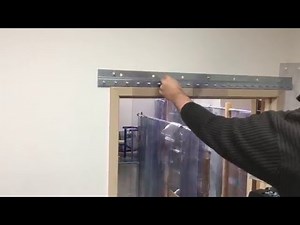 Strip Door Installation Demo