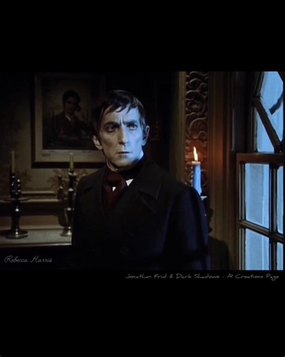 Barnabas Collins - Introspective I wanted the piece to carry a touch of silent movie atmosphere. Jonathan Frid, with those remarkably expressive eyes and that eloquent mouth, would have made a phenomenal silent film star—his features were so striking (different and non-generic), so full of unspoken emotion. I tried to capture a little of that same poignant expressiveness in the AI Jonathan, and in several moments, I think it came through. A special note on the wonderful Dr. Julia Hoffman: AI tec
