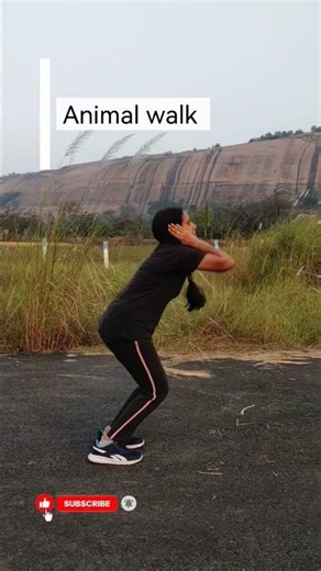 Animal walk.... include it in daily workout. Hare/Bunny hops🐰🐰 Kangaroo jumps🦘🦘 Elephant walk🐘🐘