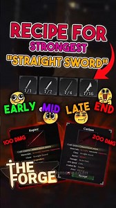 RECIPE FOR STRONGEST CHAOS / RAPIER FOR EACH PLAYER in The Forge!