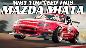 This is WHY YOU NEED a Mazda Miata! - It's the best selling roadster of ALL TIME. It's infinitely mod-able, it's cheap, and it's one of the happiest little cars to EVER roam the streets! This is the car that gave a whole new generation the opportunity to relive the glory days of the legendary British sports cars of yesteryear (minus the countless hours spent broken down on the side of the road) There's nothing quite like ripping a Miata through the twisties topless, and whether you're looking to