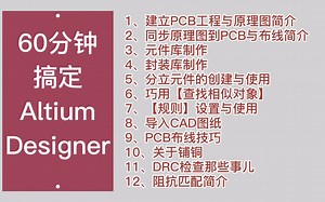 【教程】60分钟搞定Altium Designer
