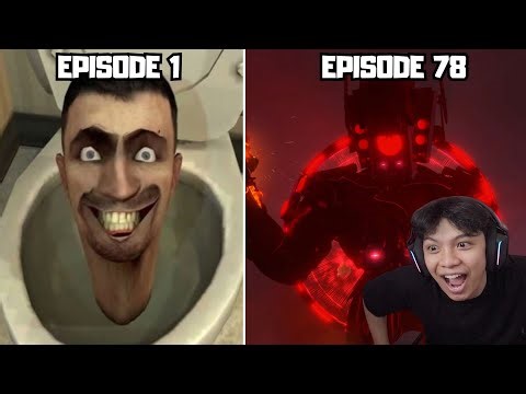 React SKIBIDI TOILET FULL EPISODE 1 - 78
