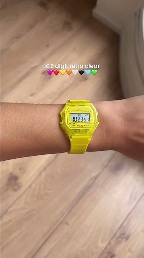 🌈 ICE digit retro clear #icewatch #colors #couleurs