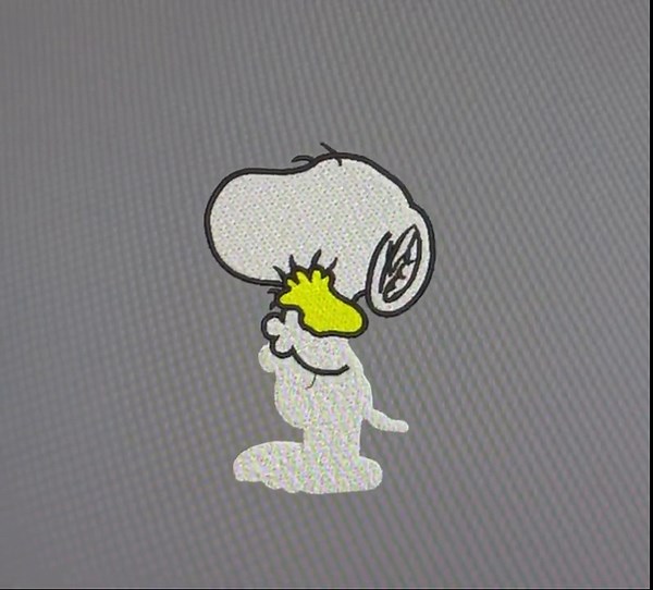 Snoopy and Woodstock Autumn Embroidery Machine Files Design - Etsy