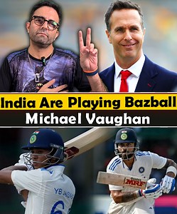 Michael Vaughan says India playing Bazball, Fans troll England skipper ....! . . . #MichaelVaughan #TeamIndia #BazzBall #england #indiancricket #rohitsharma #viratkohli #ShubmanGill #klrahul #RishabhPant #viratkohlibatting #viratkohlifans #klrahulbatting #jaiswalbatting #suryakumaryada #cricketlover #cricketnews #apexsports | Apex Sports