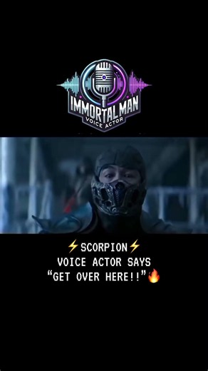 “GET OVER HERE!!” 😤🔥 #mk #edit #tiktok #shorts #shortsfeed #mortalkombat #voiceactor #voiceover