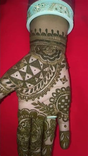 traditional viral mehndi। ✨ easy mehndi design।#henna #mehndi #viral #param
