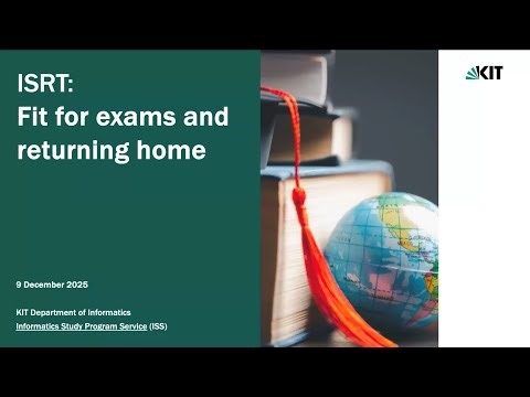 International Student Round Table: Fit for Exams and returning home WS25/2026