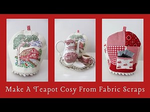 Make a Teapot Cozy From Fabric Scraps II #APatchworkProject