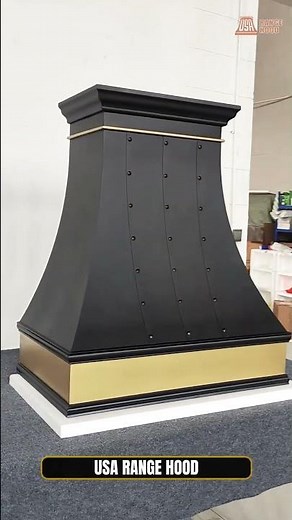 Black Custom Kitchen Hood for a Beautiful Kitchen Transformation #kitchendesign