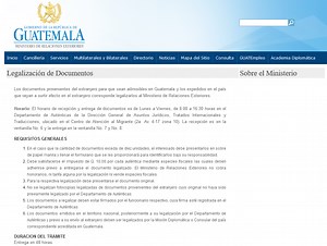 Cadena de pases de ley que se necesitan para legalizar documentos